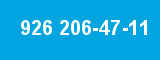 926 206-47-11